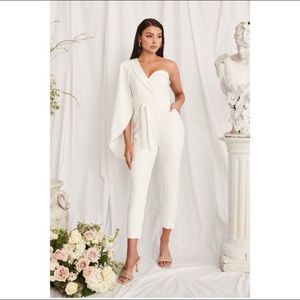 White jumpsuit new with tags